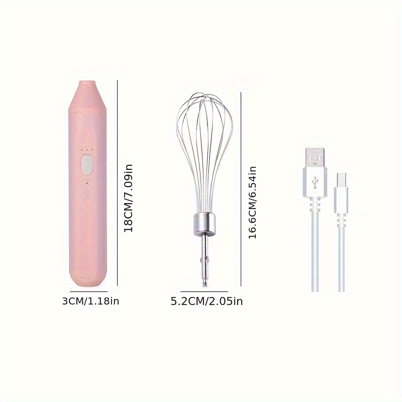 Handheld Electric Whisk – Wireless Mini Mixer for Baking