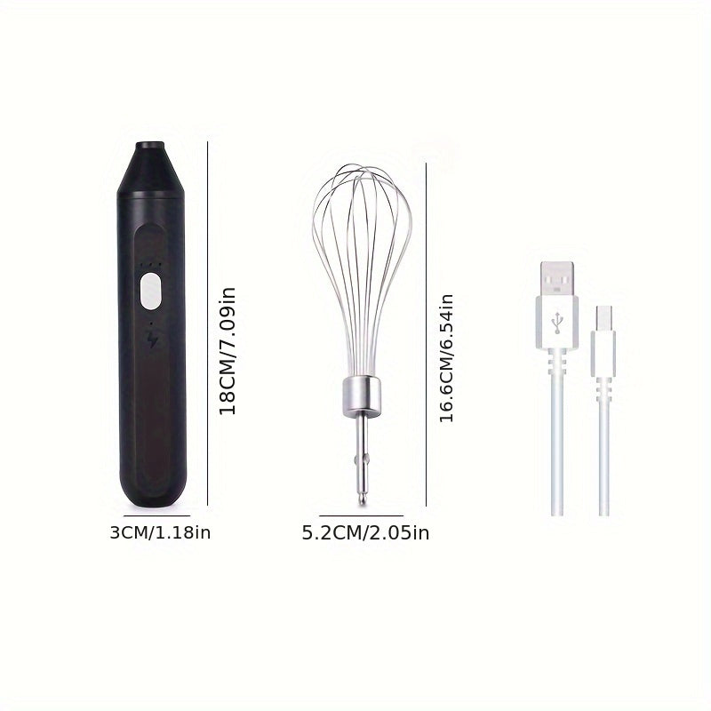 Handheld Electric Whisk – Wireless Mini Mixer for Baking