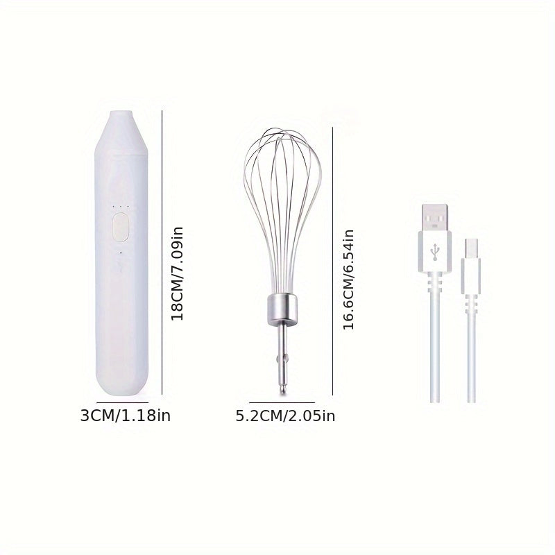 Handheld Electric Whisk – Wireless Mini Mixer for Baking
